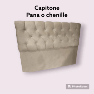 RESPALDO CAPITONE CHENILLE140X118cm